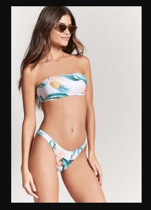 Фірмовий купальник forever 21 плавки high leg з високими вирізами сша