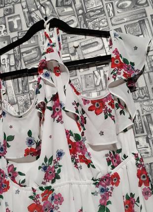 Новое длинное платье, цветочный макси сарафан от h&m.5 фото