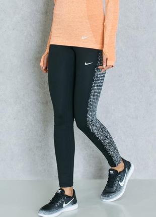 Лосины nike dri fit running леггинсы