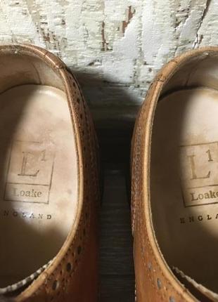 Туфли-броги loake (26 см) 8