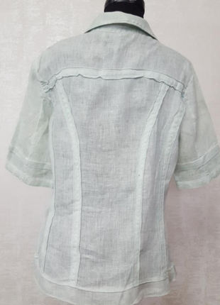 Elisa cavaletti (bottega) льняная блуза5 фото