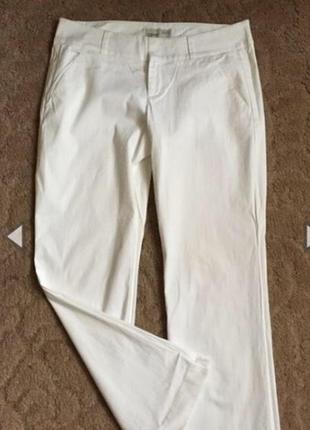 Распродажа! брюки стреч белые женские раз l (48)