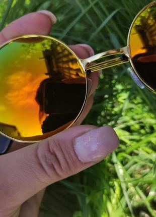 Солнцезащитные круглые очки3 фото