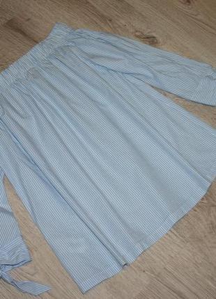 Шикарная блуза топ в полоску 50-52 размер3 фото