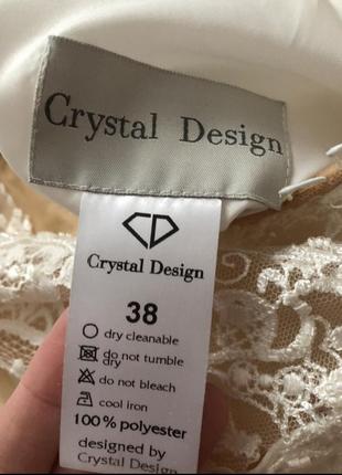 Дизайнерское свадебное платье от crystal design6 фото