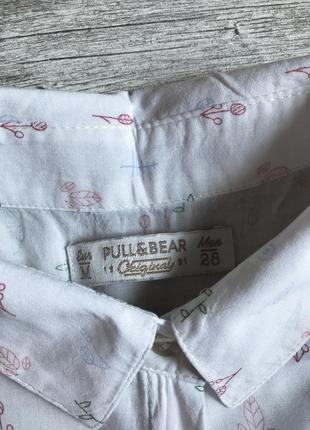 Стильная блуза из натуральной ткани pull&bear3 фото