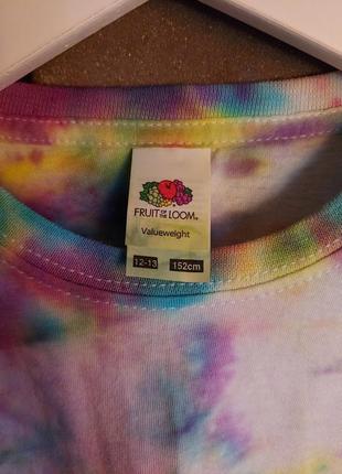 Оригінальна футболка fruit of the loom тай-дай tie-dye.2 фото