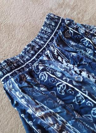 Трендовая пышная юбка миди на резинке высокая талия вискоза2 фото