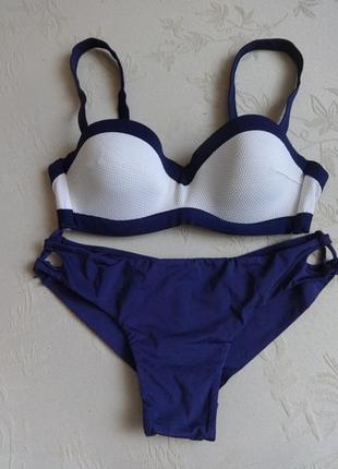 Супер купальник бело синего цвета (испания)