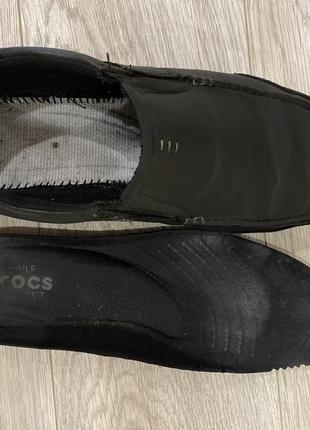 Crocs shaw leather loafer туфлі мокасини оригінал7 фото