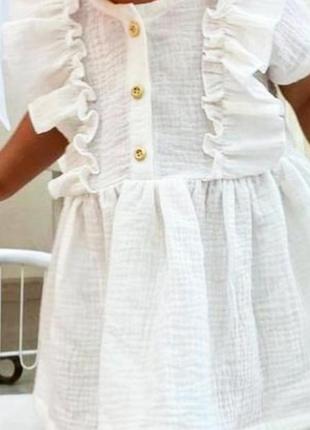 Дитячі сукні з мусліну от68-110