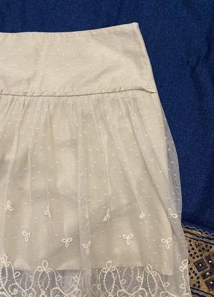 Кружевная юбка promod3 фото