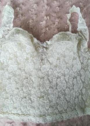 Мереживний бюстьє-топ ten cate