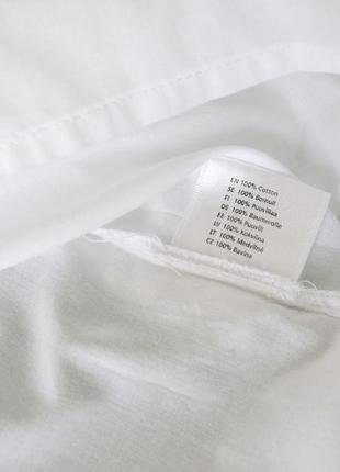 Белоснежная блузка рубашка туника 100% индийский хлопок бренд8 фото