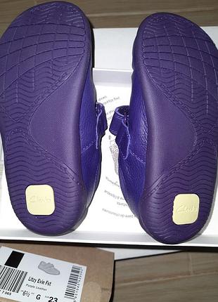 Мокасины туфли для девочек clarks 8