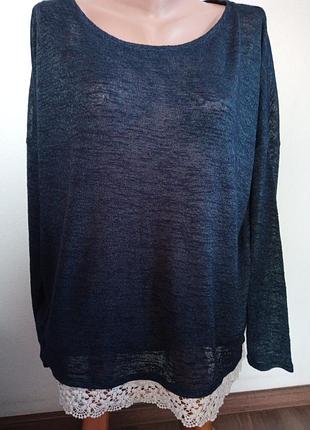 Лонгслив(реглан),кофточка з мереживом