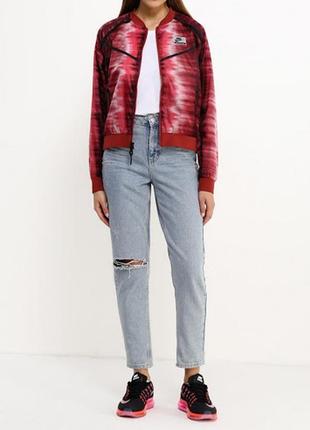 Куртка ветровка женская nike international бомбер (s)