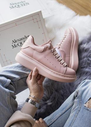 Кросівки alexander mcqueen pink кроссовки