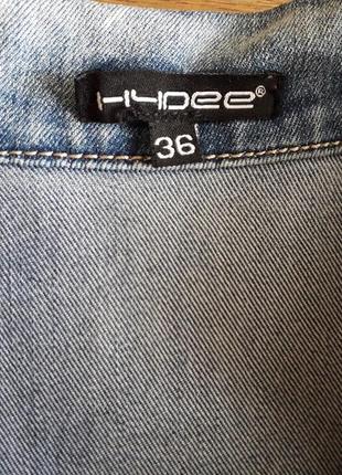 Джинсовий піджак "hydee" by chicoree 36р.4 фото