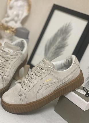 Замшевые кроссовки top puma x rihanna uomo argento new arrivals