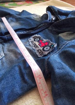 Куртка джинсовая утеплённая gee jay размер 4-5/1107 фото