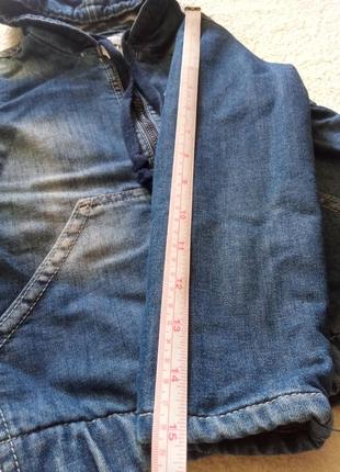 Куртка джинсовая утеплённая gee jay размер 4-5/1108 фото