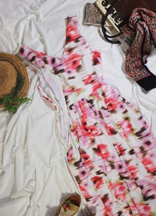 Шикарне шифонова максі плаття в підлогу на запах з пишною спідницею6 фото