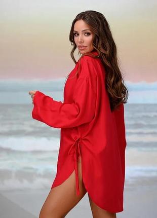 Сорочка-туніка (пляжна туніка плаття парео)