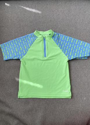 Пляжная кофточка футболка с защитой от ультрафиолета