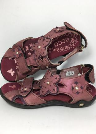 Оригінальні шкіряні босоніжки ecco, p29 5
