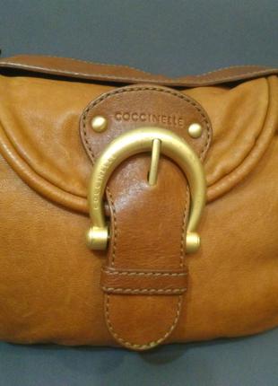Шикарная кожаная сумка coccinelle2 фото