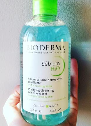 Мицеллярная вода bioderma sébium h2o, 500 ml