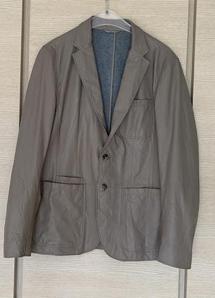 Блейзер кожаный премиум бренд оригинал размер  s/m