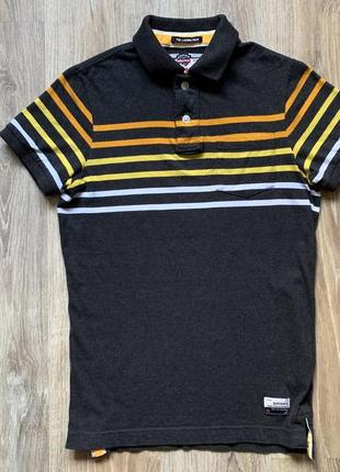 Чоловіча бавовняна футболка поло superdry the lagoon polo