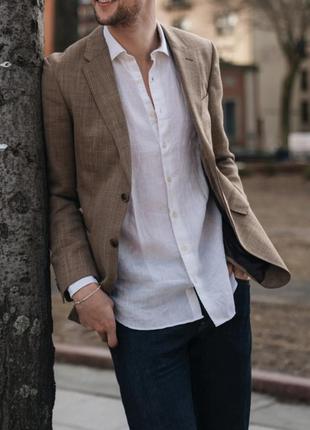 Блейзер з льону h&m7 фото