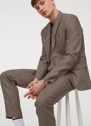 Блейзер з льону h&m