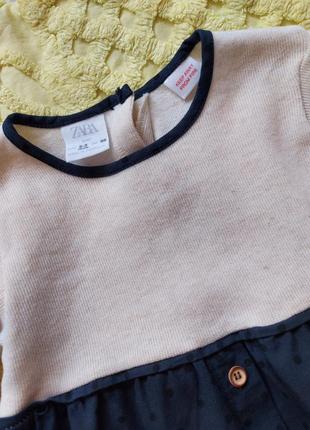 Ошатне плаття zara 98 см 2