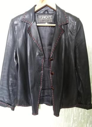 Шкіряна куртка-сорочка, піджак