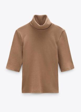 Футболка с высоким воротником 🔥zara🔥