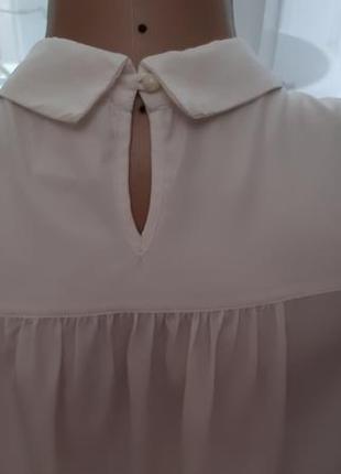Блузка бело-молочного цвета vero moda5 фото