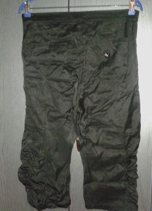 Классные легкие брюки капри delizia, размер 42/14.2 фото