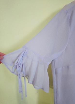 Лавандовая воздушная блуза george4 фото