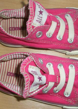 Детские converse all star. конверсы по стельке 14 см.3 фото