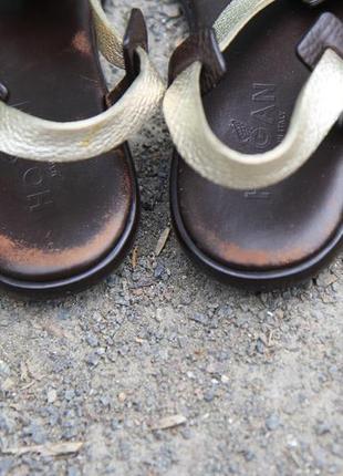 Hogan кожаные босоножки сандалии р.38 оригинал4 фото