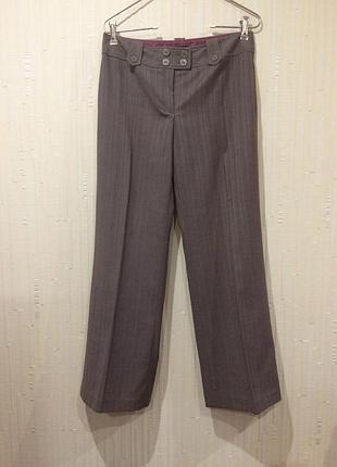 Костюмные брюки next цвета капуччино отличная посадка пояс-кокетка