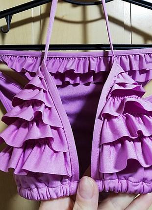 Купальник h&m з рюшами. шикарна модель.