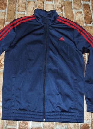 Спортивная футбольная кофта олимпийка мальчику 13 - 14 лет adidas