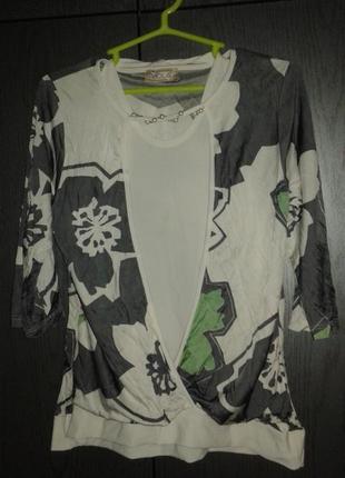 Яркая стильная легкая блузка viola, размер xl.1 фото