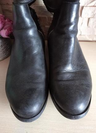 Натуральные кожаные сапоги италия ботинки замки питон5 фото
