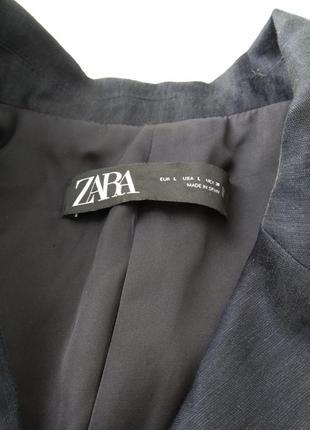 Zara . двубортий піджак з обьемными рукавами7 фото